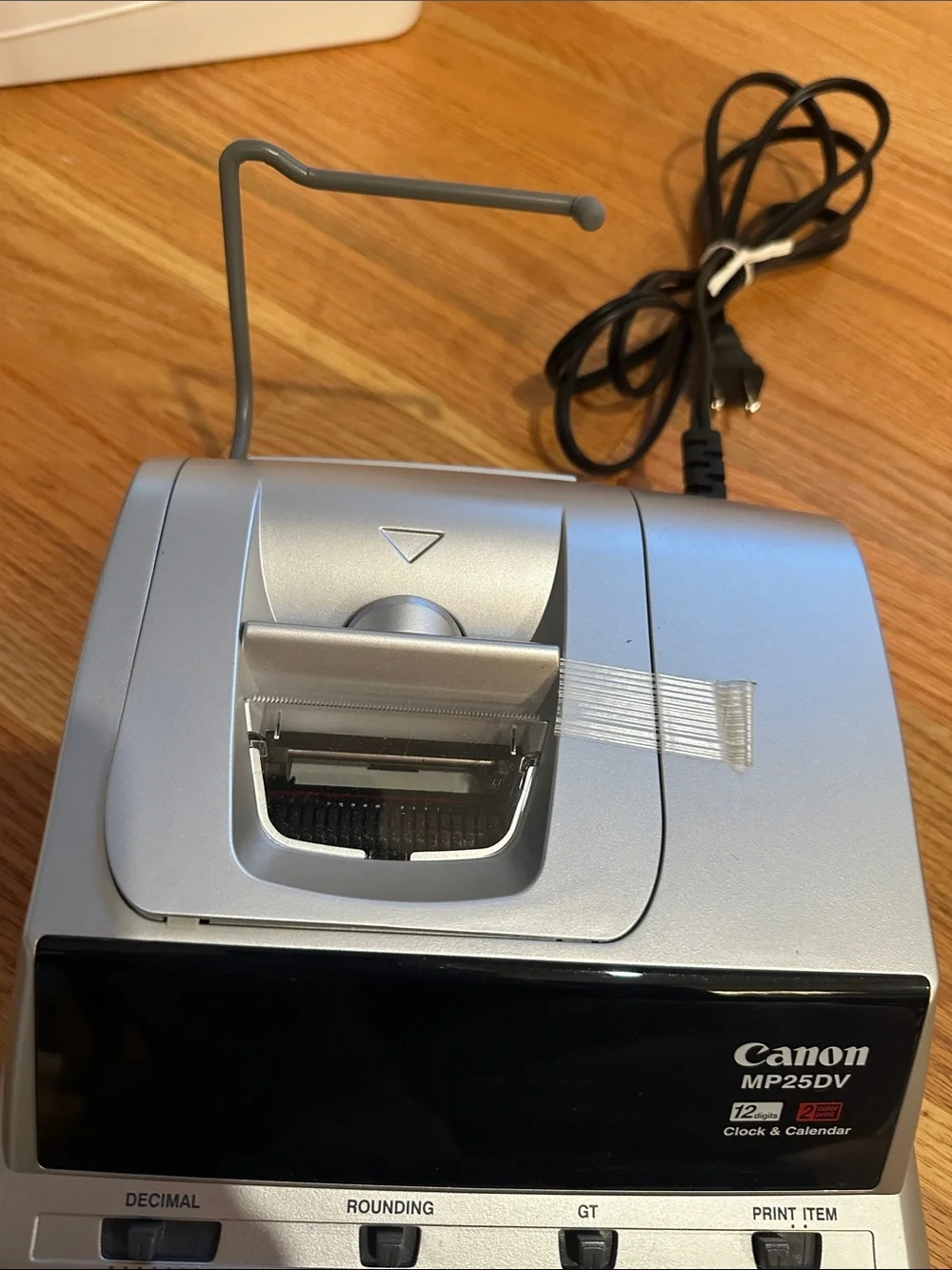 Canon MP25DV Silver and Black Calculator